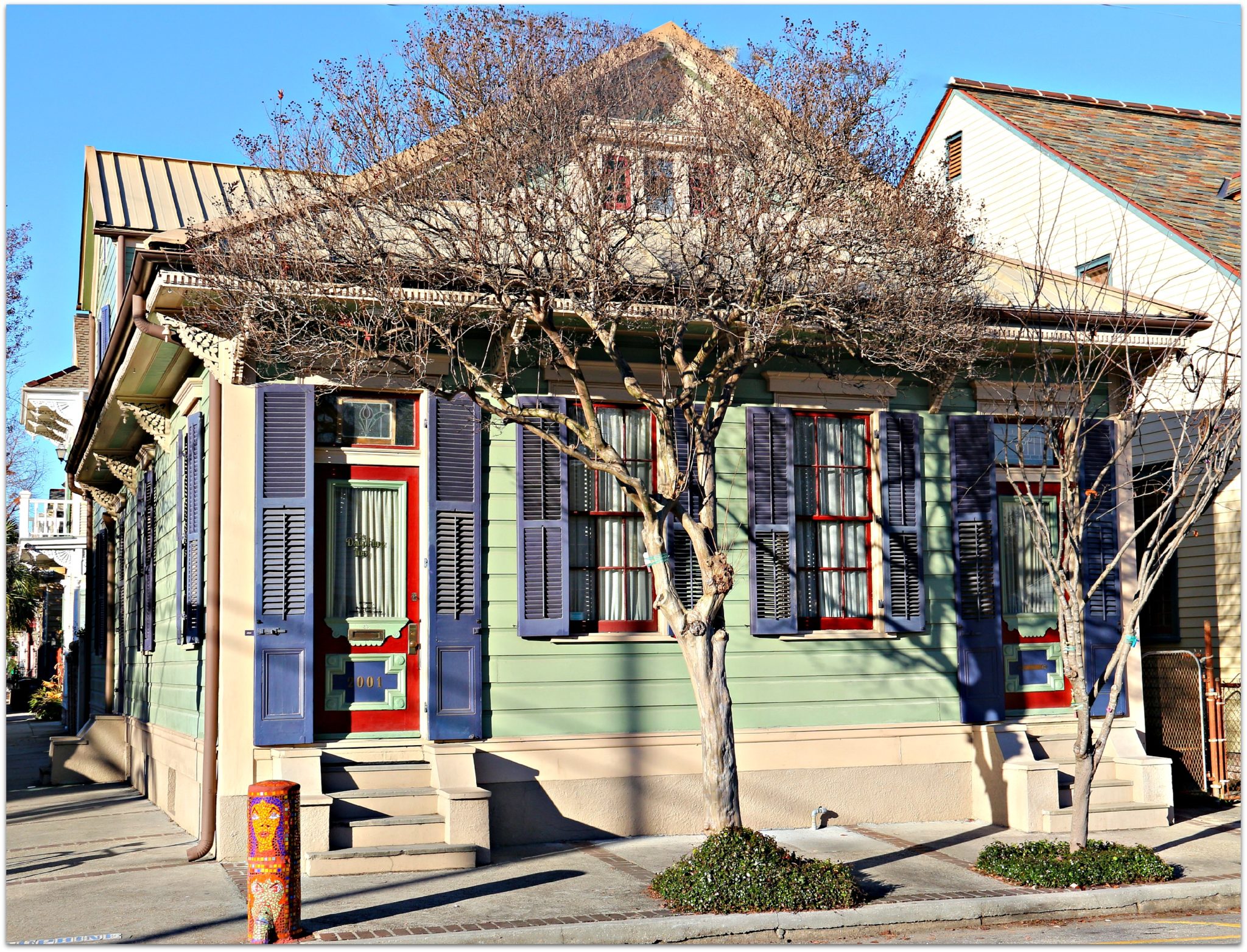 Colorful Marigny Homes in New Orleans