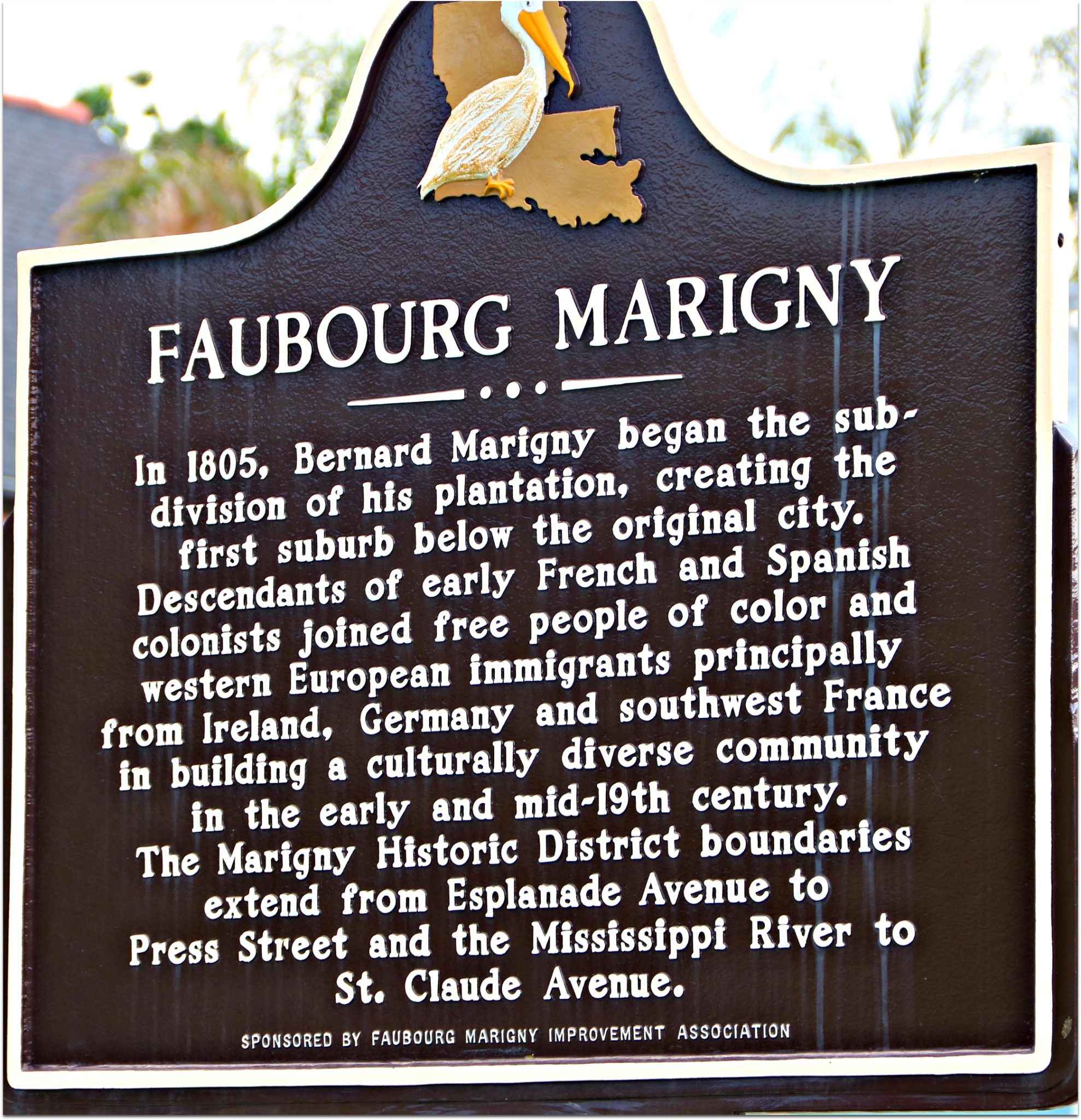 Faubourg Marigny Neighborhood in New Olreans