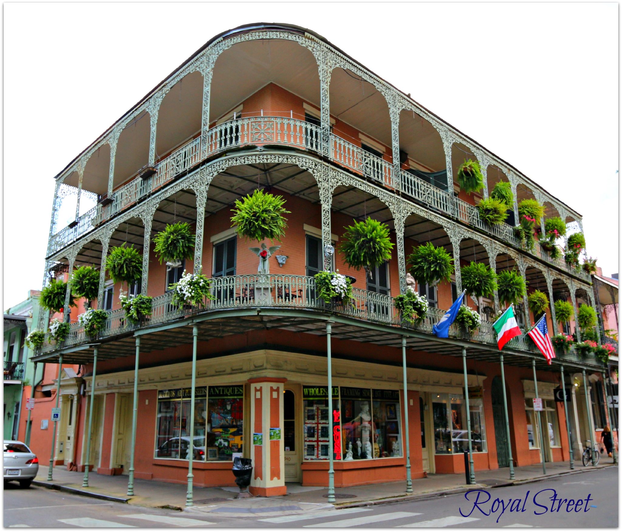Hanging Baskets And Balconies In The French Quarter New Orleans French Quarter Condos