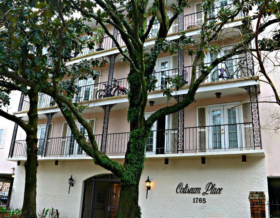 Coliseum Place Condos in Lower Garden District of New Orleans